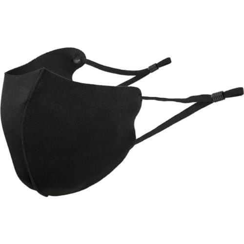 1/3pc Black Face Masks For Women Men Casual Outdoor Protec Mouthmask Adjustable Strap Breathe Masque Maseczka Bandage