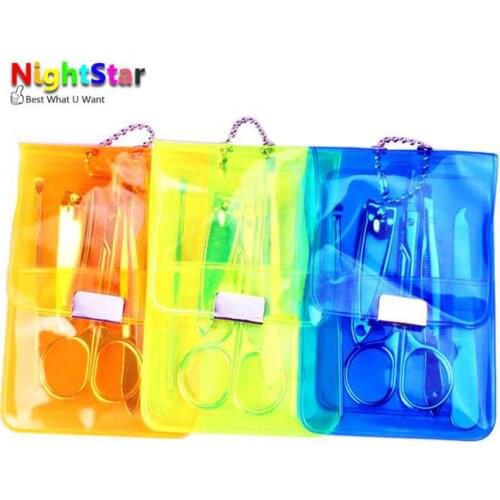 5pcs Cutter Clippers Nail Care Cutter Kit Set Cuticle Clippers Pedicure Manicure Tool Tweezers /Color Random