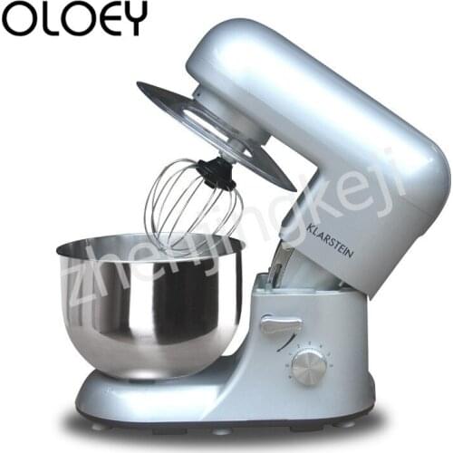 Dough Mixer Kitchen Appliances Multifunction Electric Stainless Steel Knead Dough High Power 6-speed Adjustable Rotary Switch 5L