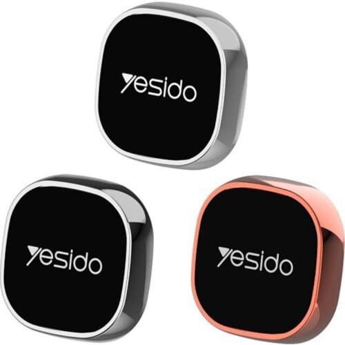 Mini Magnetic Car Mount Phone Holder for iPhone GPS Metal Round Magnet Stand