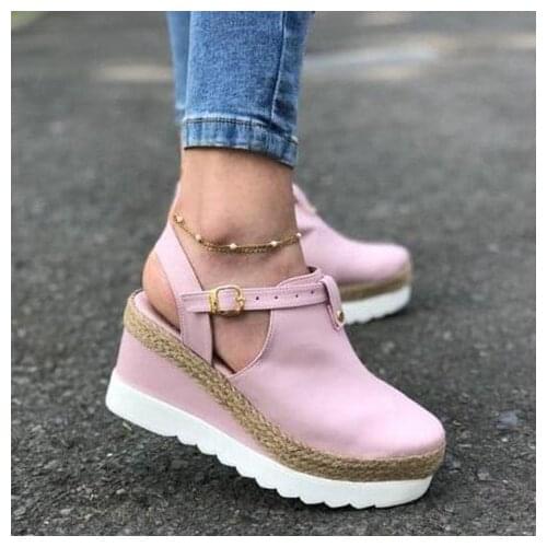 Fashion Women Sandals new Wedges Shoes Pumps High Heels Sandals Summer Flip Flop large size Femmes Platform black Sandalia