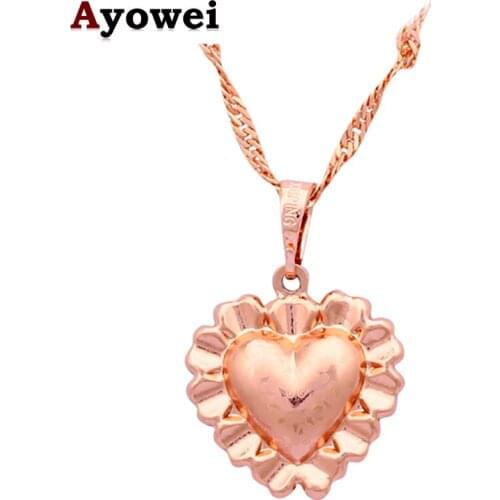 Popular Heart design High Quality gold tone Party necklaces & pendants Health fashion jewelry for women LN508A