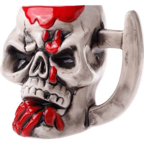 SGZC Creative Articles of Daily Use Skull Ceramics Cup 80159-D