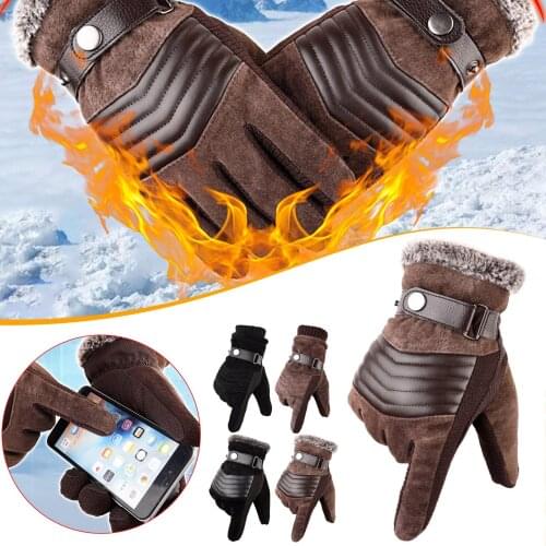 Unisex Touch screen Waterproof Keep warm velvet Gloves For Cycling Bicycle Full Finger Gloves Windproof Sport Gloves Men Women