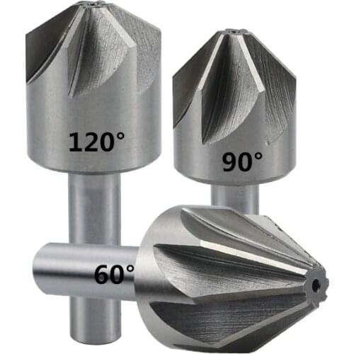 New 1PCS 6.0mm-50mm Chamfer Cutter 60 Degree /90 Degree Chamfering Drilling Mill Drill Milling Cutting Tools 12/16/20/25/30/50mm