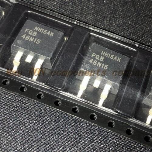 10PCS/LOT FQB46N15 46N15 TO-263 150V46A LCD commonly used MOS tube