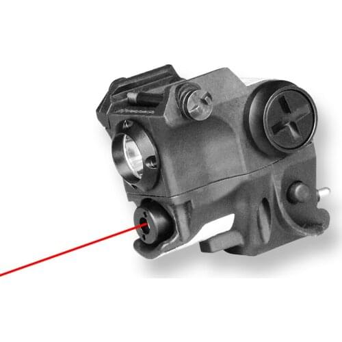 2 in 1 Flashlight And Green Dot Laser Sight For MIL-STD-1913 Picatinny Rail Mini Lanterna Glock CZ 75 Handgun Combo Ruger SR9C