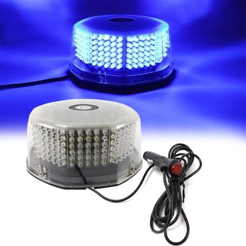 240 LED Truck Car Strobe Warning Flashing Rotating Beacon light Emergency Traffic Safety Signal Light with Magnet