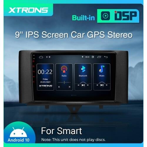 XTRONS 9'' Android 10.0 Car Multimedia Player For Mercedes Benz Smart Fortwo Coupe Cabrio 2011-2014 Carplay DSP RCA 2+32GB