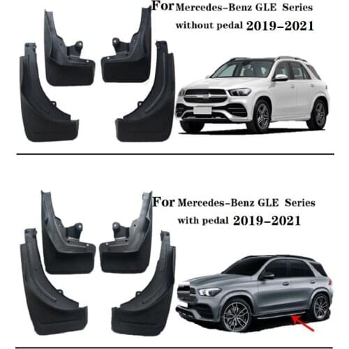 Car Mudflap For Mercedes Benz GLE series 300 320 350 400 2019-2021 Mid-to-high version Fender Mud Guard Splash Flaps Mudguard