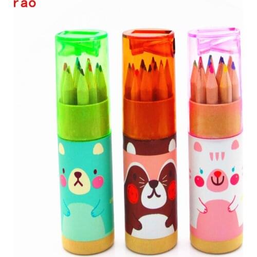 Child log Drawing Pencil 12 Colored Pencil Art Drawing Painting Pencils For School student Stationery