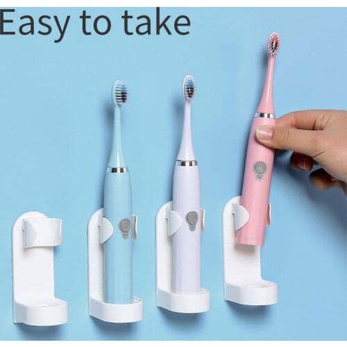 Electric Toothbrush Holder Wall-Suction Wall Mounting Base Bracket Free Perforation Creative Storage Hanger Base Bracket
