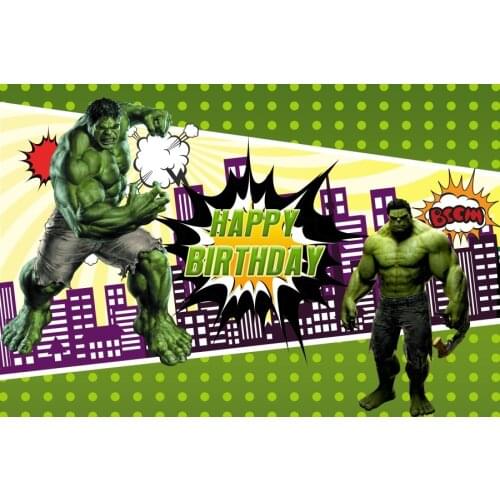 Baby Shower Birthday Party custom background Superhero Theme Kids Birthday Party Supplies name DIY backdrops for photo studio