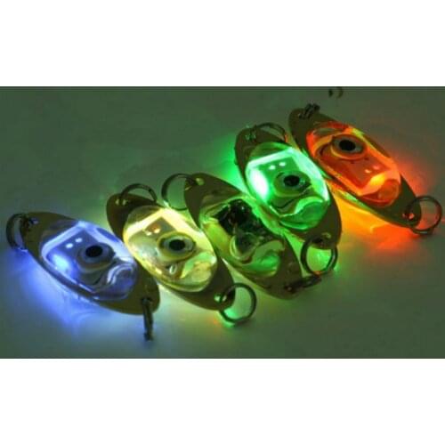 1pc Outdoor Fishing Light 6 cm/2.4 inch Flash Lamp LED Deep Drop Underwater Eye Shape Fishing Squid Fish Lure Light