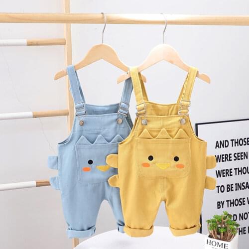 2021 Children Spring Autumn Fashion Clothes Baby Boys Girls Bib Pants One Piece Overalls Infant Kids Toddler Casual Clothing