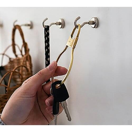 Heavy Duty Magnetic Hook, Strong Neodymium Magnets Hook for Home, Kitchen, Workplace,etc ,D16mm Hold up to 80Pounds, Pack of 4