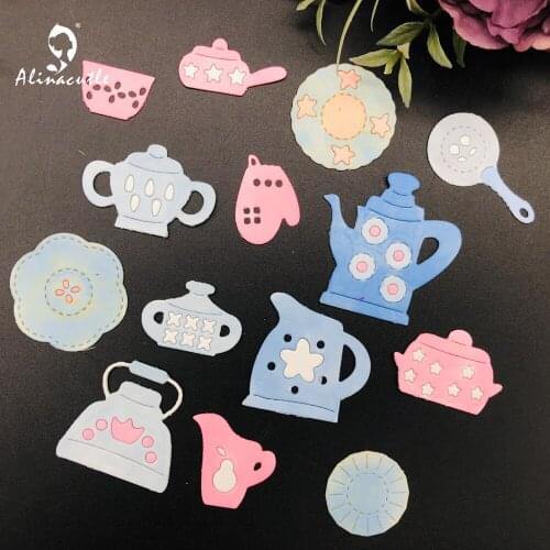 Metal Cut Dies Tiny Kitchen Set Scrapbooking Paper Craft Handmade Card Album Punch Art Cutter Aliancutle 20102316