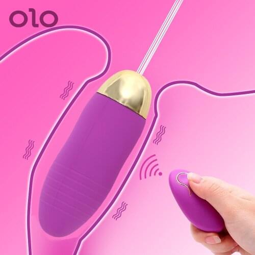 OLO Powerful Bullet Vibrator Remote Control Sex Toys for Women Vibrating Egg 10 Speed Clitoris Stimulator G-Spot Massager