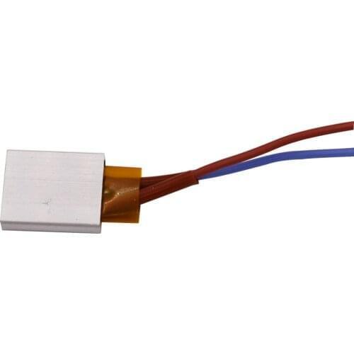 4PCS/LOT 25x21x5mm PTC Heating Element 12V 24V Heater Thermostat Aluminum Shell Ceramic Heater Heating Plate