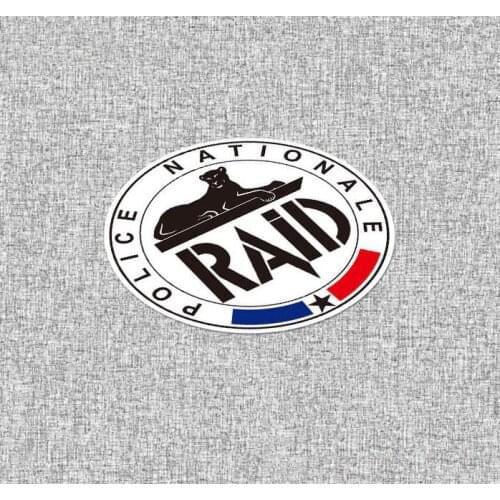 France RAID NATIONALE vinyl car sticker special force decal bumper reflecitve military stickers for Notebook Car Laptop