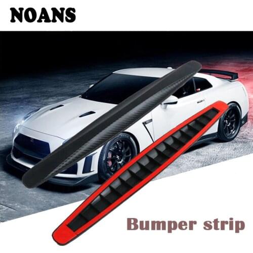 NOANS Car Corner Protector Carbon Fiber Guard Strip Bumper Crash Bar For BMW E36 F30 F10 E30 M X5 Ssangyong Volvo XC90 V70 XC60