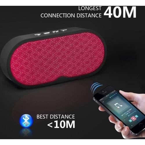 Upgraded version F3 Fabric Bluetooth Bass Speaker, New Mini TF FM Radio Box, Multi-function Subwoofer Wireless Speaker