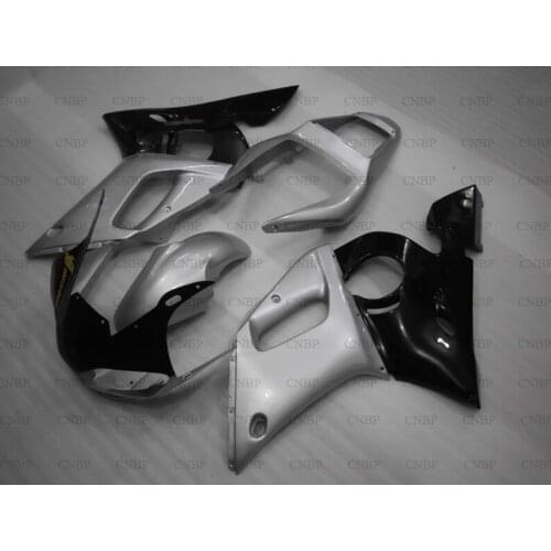 For YAMAHA YZFR6 1998 - 2002 Fairings YZF R6 98 99 Full Body Kits for YAMAHA YZFR6 2000 Silvery Black Abs Fairing