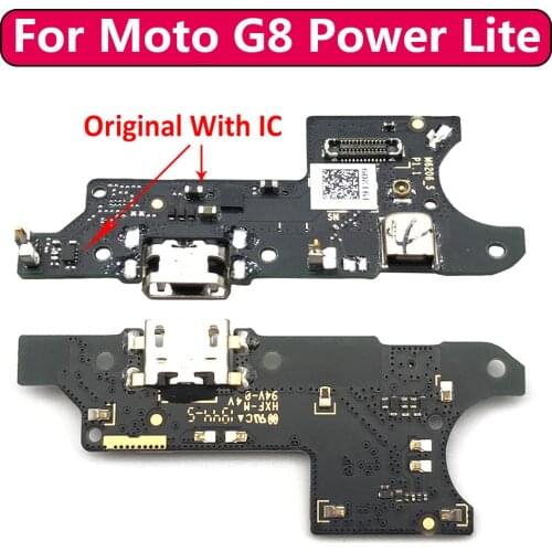 Original Dock Connector Micro USB Charger Charging Port Flex Cable Board For Motorola Moto G8 Power Lite
