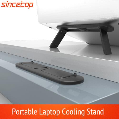 Black Notebook Cooling Bracket Laptop Stand Cooler Radiator Holder Foldable For iPad MacBook Air Mac Desk Stands Tablet Mount