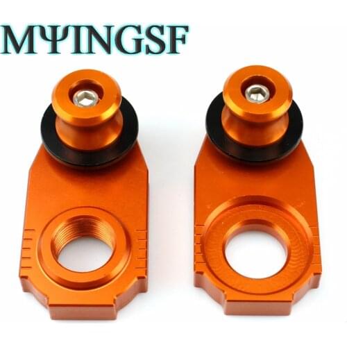 Chain Adjuster Regulator Sliders For KTM EXC EXCF/G 525 520 500 450 400 350 380 300 250 200 125 Motorcycle Rear Wheel Protector