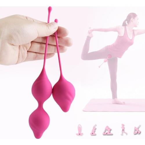 Vagina Tighten Kegel Ball Silicone Ben Wa Ball Female Exercises Smart Vaginal Balls Massage Geisha Ball Adult Sex Toys for Women