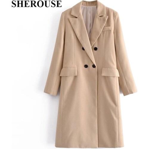 Женские модные пальто Sherouse China At AliExpress