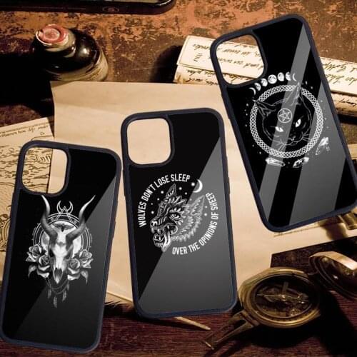 Mysterium gothic fantasy artprint Phone Case PC for iPhone 11 12 pro XS MAX 8 7 6 6S Plus X 5S SE 2020 XR