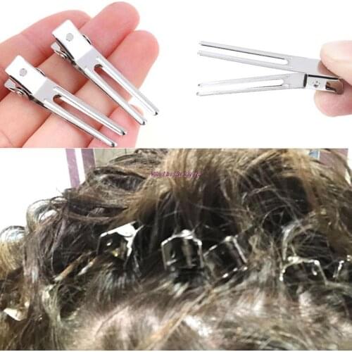 10Pcs Prong Metal Alligator Clips Met Bulk Craft Diy Haar Clip Duurzaam Haaraccessoires Haarspeld Kappers Gereedschap