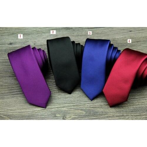 100pcs/lot new fashion Korean style solid color business neck tie/necktie re: opp bag packing