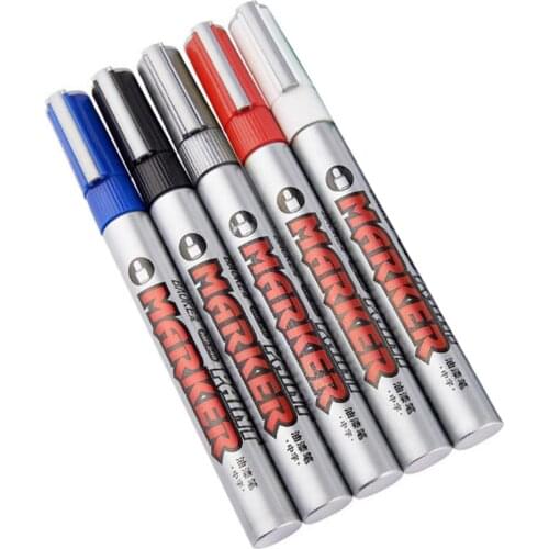 12pcs Waterproof Universal Permanent Paint Marker Pen Car Tyre Tire Tread Rubber Metal
