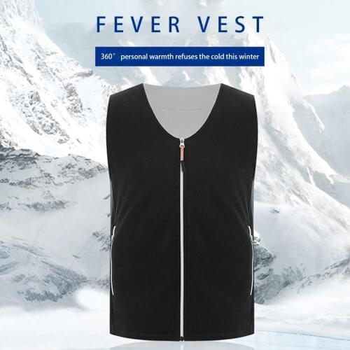 2020 Winter USB Washable Heated Jacket High Quality Men Women Warm Vest Infrared Electric Heated Waistcoat Hiking Clothing