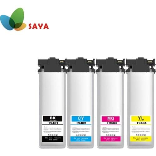 Saya Ink Bag T9481 T9482 T9483 T9484 Ink Cartridge With Pigment Ink Suit for WorkForce Pro WF-C5790 WF-C5710 WF-C5290 WF-C5210