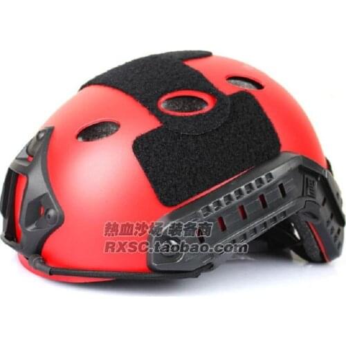 CS Outdoor Tactical Helmet Fast Helmet PJ Rescue Team Red Helmet Field Helmet