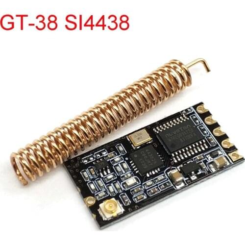GT-38 Wireless MCU Serial Module SI4438/4463 433M Distance 1200 Meters UART Interface