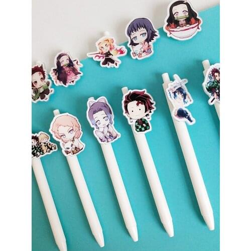 Popular Japanese anime neutral pen for School Teacher Page Holder Stationery Office Supply Friends Xmas Gift