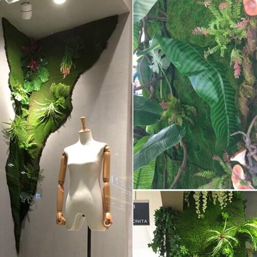 10 Square Meters Artificial Green Moss Grass Mat Plants Faux Lawns Turf Carpets for Garden Home Party Decoration