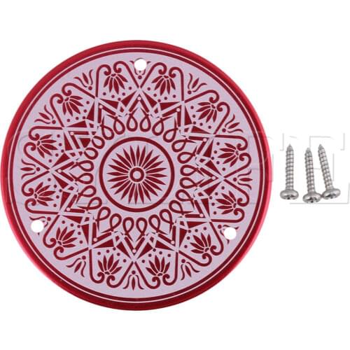 Red Aluminium Alloy Switch Cover for Electric Guitar with 3 Srews
