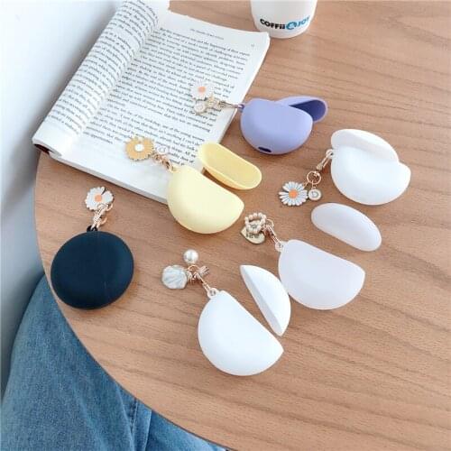Cute Silicone Headphone Case for Huawei Freebuds 3 Accessories Bluetooth Earphone Case Cover With Key Ring
