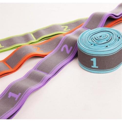 Multi-segment Stretch Sports Belt Yoga Tension Belt Elastic Stretch Belt Yoga Stretch Belt Muscle stretching yoga exercise fit