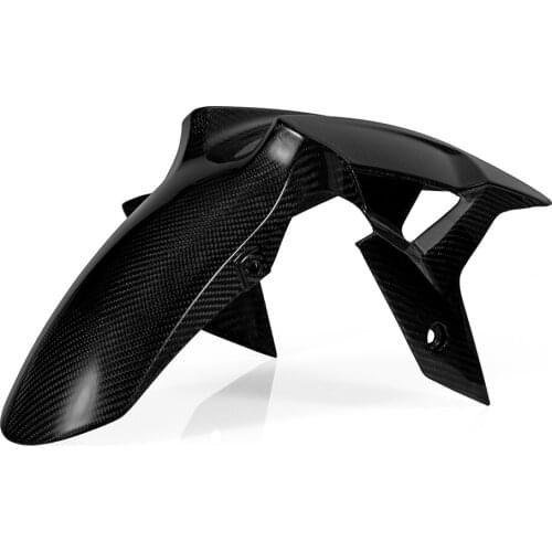 New 100% Carbon Fiber Front Fender Mudguard Splash Mud Dust Twill Weave Fairing For KAWASAKI Ninja 400 Ninja400 2019 Accessories