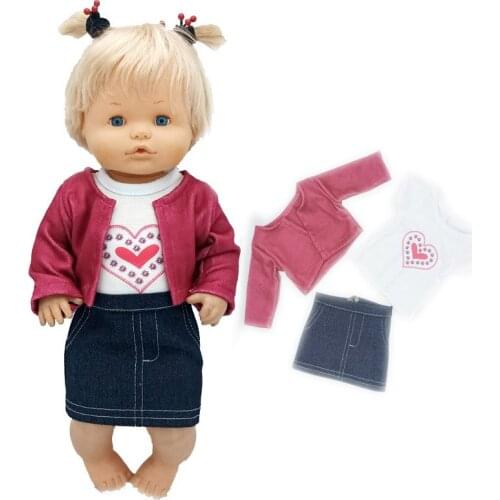 Nenuco Doll Clothes Coat Jeans Skirt Ropa Y Su Hermanita Reborn Baby Doll Clothes Jackets