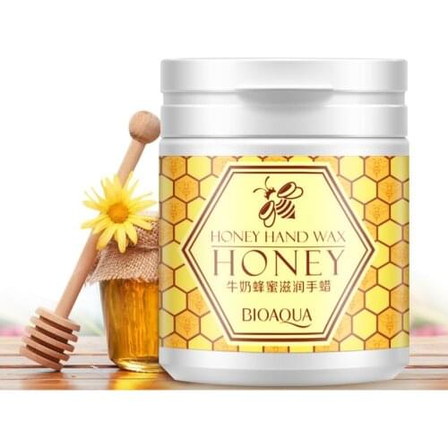 Exfoliating Hand Feet Mask Peeling Wax Honey Essence Paraffin Bath Moisturizing Spa Hands Foot Care Cream Sodium Hyaluronate P
