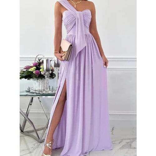 Sexy Deep V Neck Draped Pleated Party Dress New Fashion One Shoulder Office Ladies Dress Elegant Solid Ruffle Women Mini Dresses
