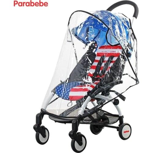 Transparent rain cover for stroller pvc stroller accessories pram rain coat for babyzen yoyo yoya, umbrella stroller rain cover